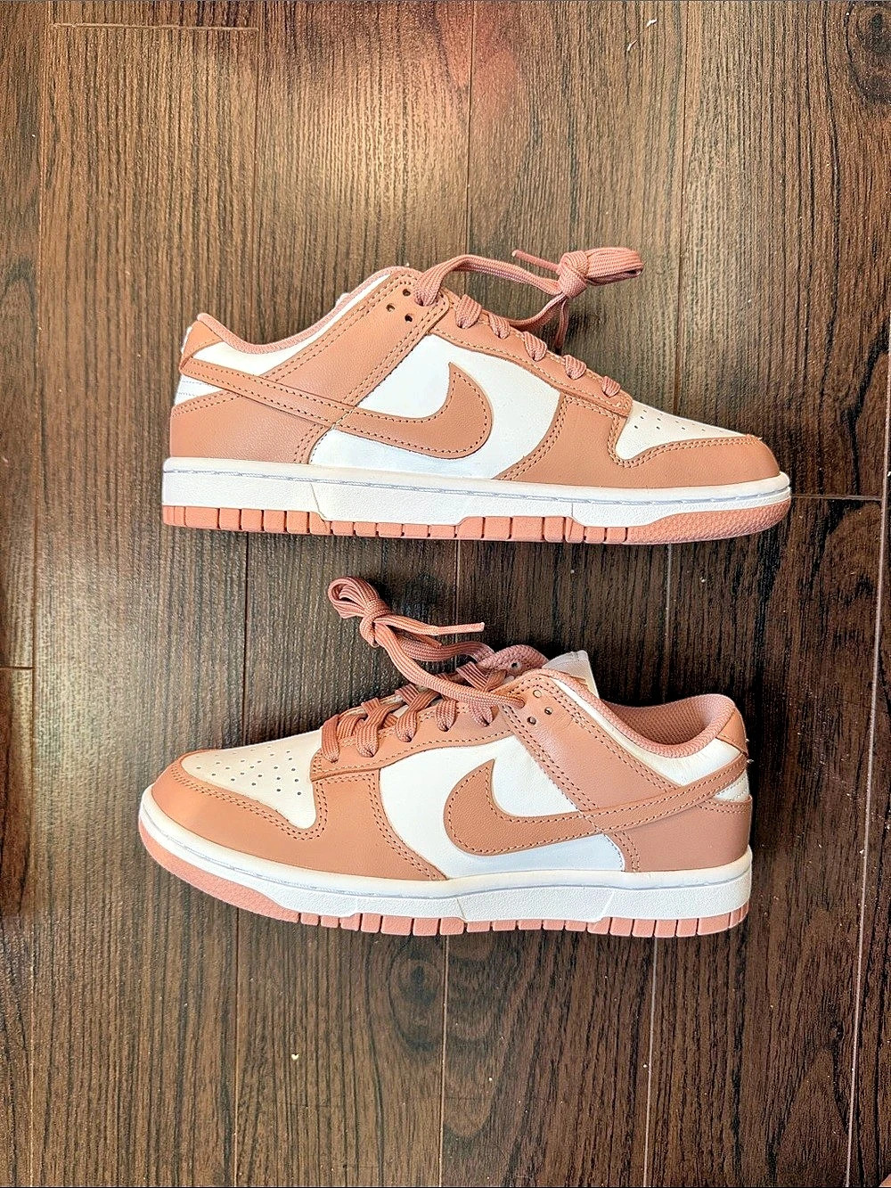 Nike Dunk Low Rose Whisper Sneakers Pink & White US 7